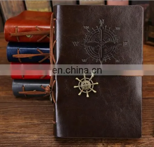 Vintage Leather Writing Notebook Refillable Paper Diary Notebook Classic Daily Use Gifts photo-5