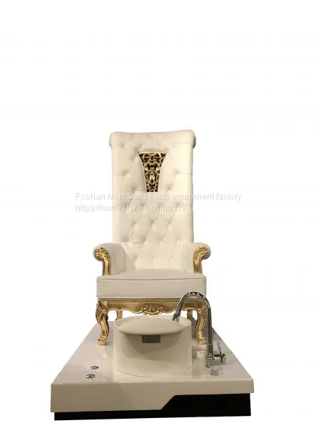 Best Selling Luxury Beauty Salon High Back King Throne Pedicure Chair for Foot Spa photo-2