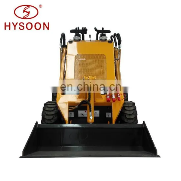 CE Approved Petrol Engine HY380 Track Skid Steer Small Loader Price photo-6