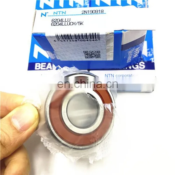 High Precision NTN Brand Radial Ball Bearing 6204 6204-2RS 6204ZZ 6204LLU Bearing photo-7
