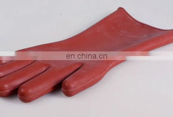 12KV Rubber Insulating Gloves/Protection Against Electrical Shock photo-3