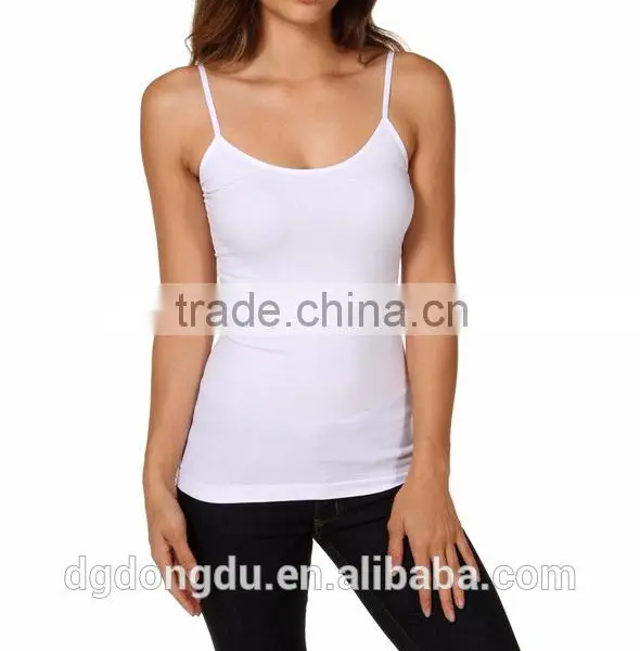 Wholesale Ladies Jersey Strappy Cami Women Tops photo-2