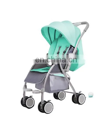 Factory Wholesale Baby Stroller Lightweight Bassinet Adjustable Toddler Pram photo-2