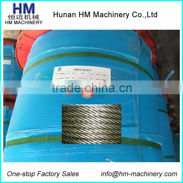 Wire Rope For SANY Rotary Drilling Rig SR220C Dia28mm 35*K7