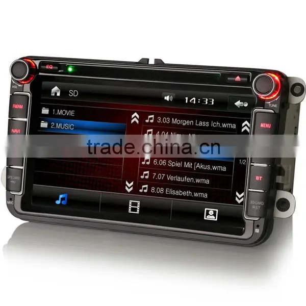 Erisin ES9611V 8 Inch Car Audio With GPS Bluetooth for Polo Navigation System photo-5