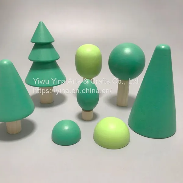 Special Yiwu Small Mini Quality Wooden Christmas Tree Toys photo-2