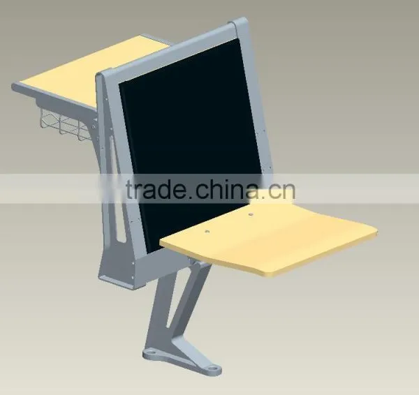 Popular School Furniture University Sudent Desk and Chair TC-963-V for College photo-2