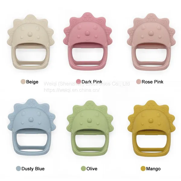 Teething Glove Chew Wholesale Baby Wrist Silicone Teether photo-2