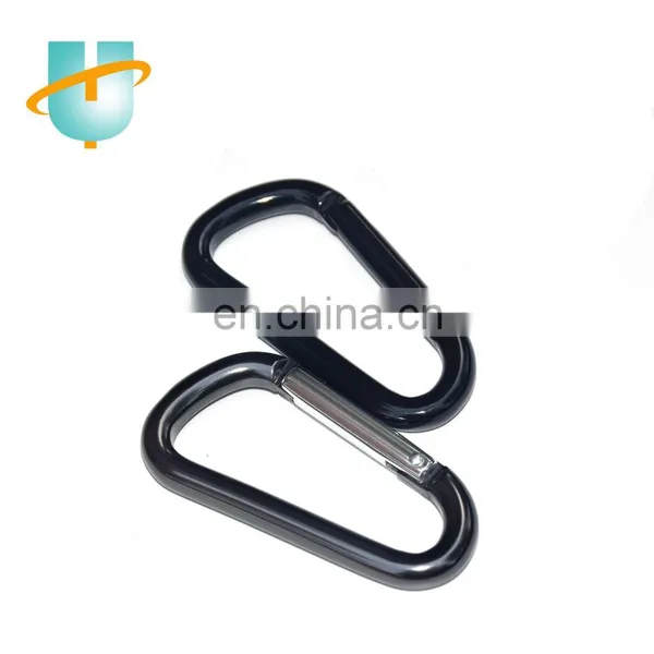 Custom Wholesale Bulk 59mm Small Mini Camping Hiking Water Bottle Metal Aluminum Alloy Snap Carabiner Clip Hook photo-3