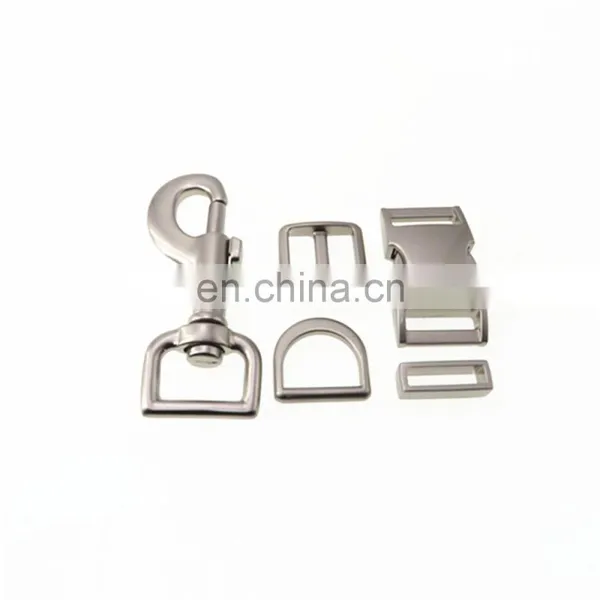 Factory Manufacture Bag Accessories Zinc Belt Buckle Metal D Ring For Handbag Dog Collars photo-4