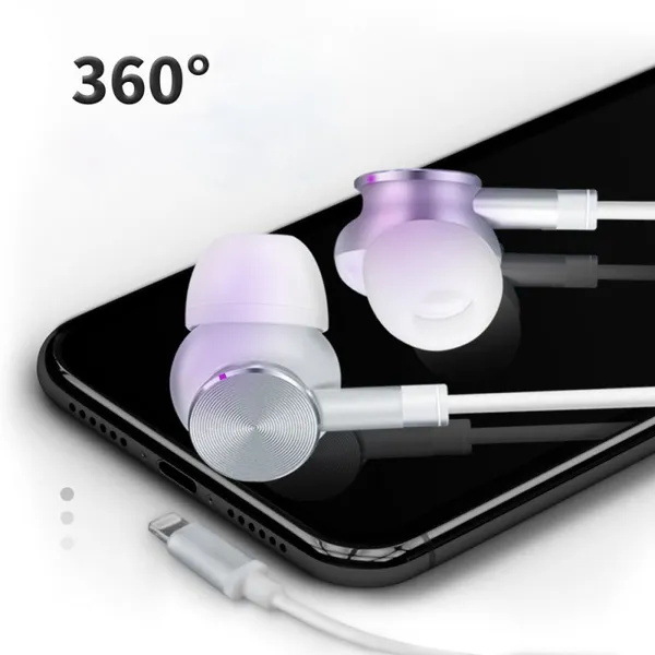 New Electronics 2019 in Ear Lighting Mfi Bass Stereo Earphone Headphones Original for Iphone xr Accessory photo-4