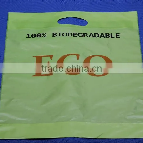 PBAT Die Cut Bags, Echofriendly Plastic Bags, Biodegradable Bags