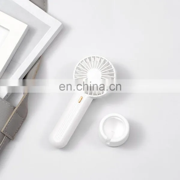 2021 Portable Handheld Mini Fan Usb Rechargeable Battery Table Pocket Small Air Cooling Fan for Summer