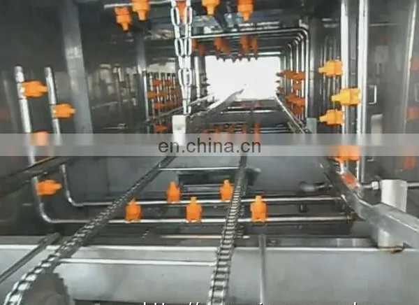Efficient Cages Cleaning Line Steam Heating Plastic Basket Washing Machine photo-5