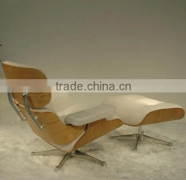 Luxury Living Room Furniture Ottoman Genuine Leather Lounge photo-4