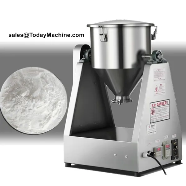 W Type Milk Coffee Powder Mixing Blender Double Cone Mixer
