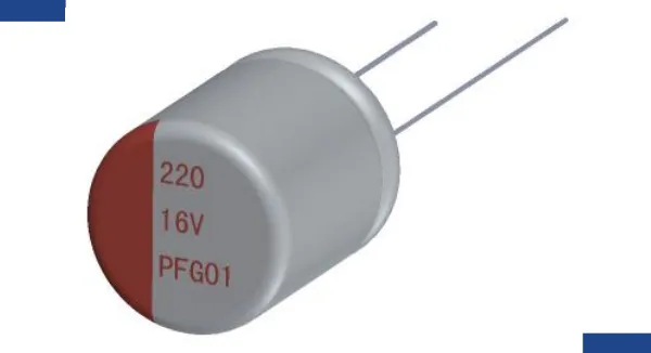 PF Series Conductive Polymer Aluminum Solid Capacitors Radial Type