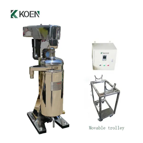 High Speed Escherichia Coli GQ75 Tubular Separator Centrifuge