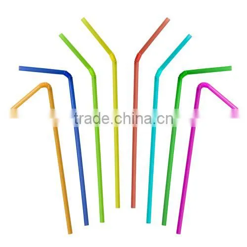 High Quality Transparent Art Straws Party Straws Thick Plastic Drinking Straws