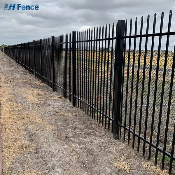 Quality Garden Security Wrought Iron Steel Fence Security Commercial Residential Metal Fence Panels photo-5