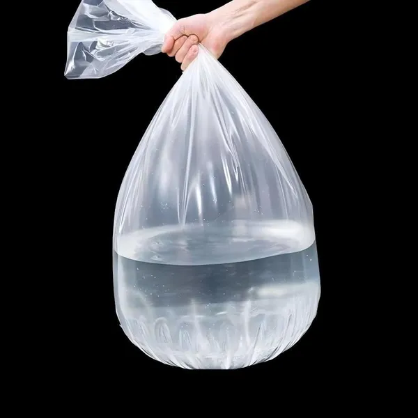 Transparent PE Round Plastic Bags With 0.5-5kg Load Capacity