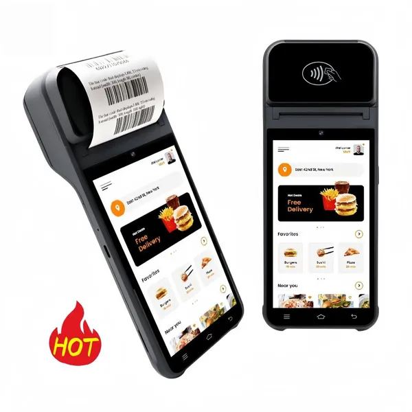 ZONS Z92 Android 13 Handheld POS Terminal NFC Dual SIM Thermal Printer 1D 2D Barcode Scanner All in One POS System for Supermarket photo-3