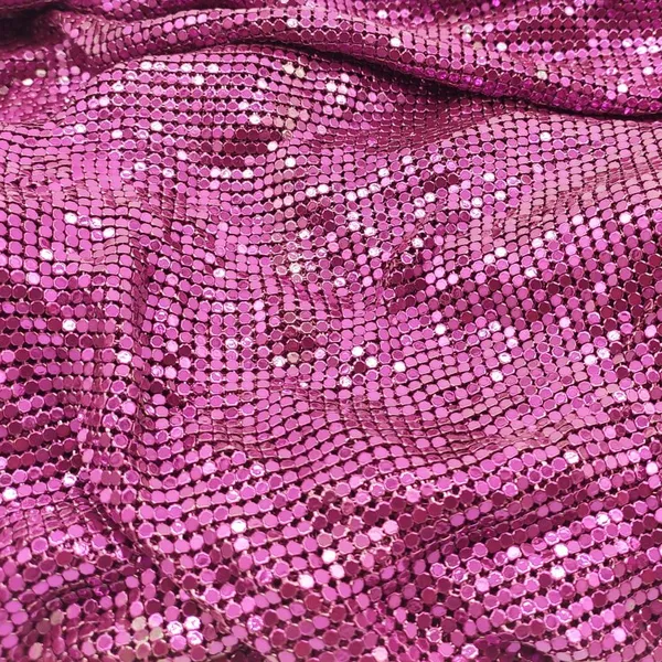 Soft Flexible Aluminum Wire Cloth Chainmail Mesh Fabric Curtain Screen Application Metal Sequin Woven Technique Bending Cutting photo-2