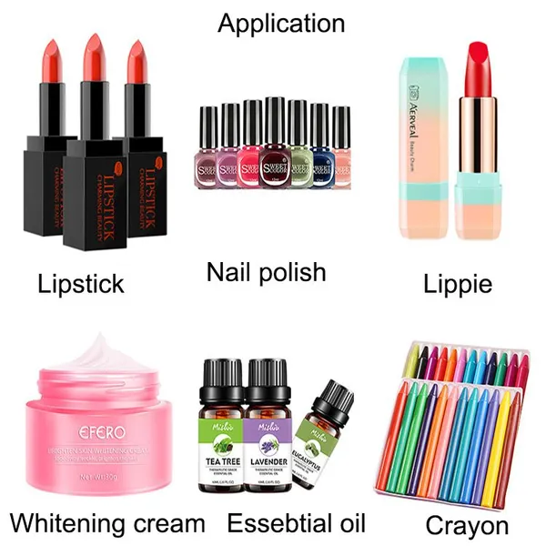 MO-Qdmdch Manual Electric Cosmetic BZ003 Filling Machine Small Bottle Filler for Essential Oil Perfume Lipstick Lippie Crayon With Heating Mixer photo-5