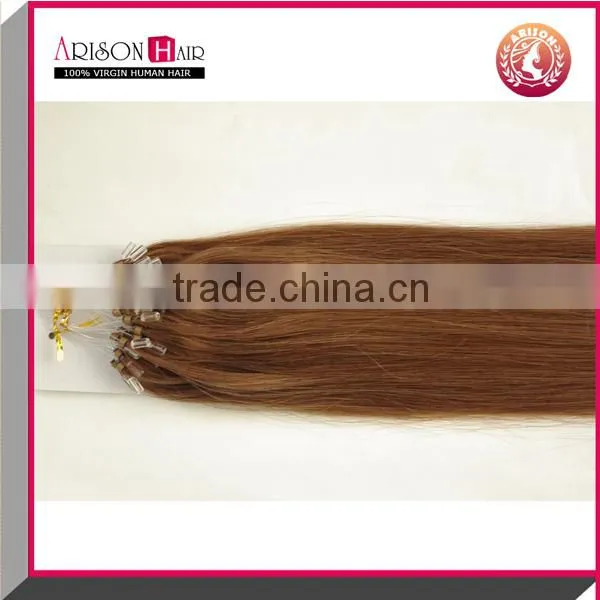Cheap Peruvian Hair Extension Micro Ring Hair Keratin Human Remy Hair Extension photo-6