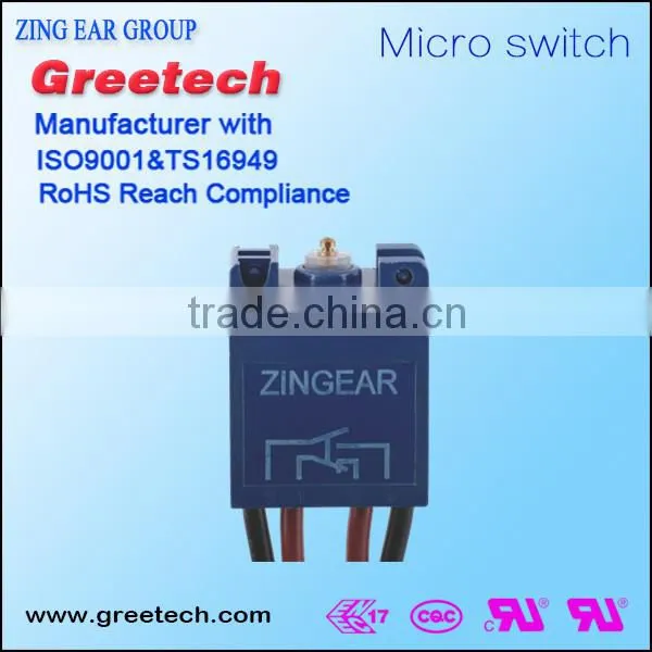 China Hot Selling Zing Ear G11 Sealed DPDT Micro Switch With 4 Wires(IP67) photo-2