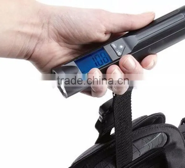 30LM High Brightness LED 2 in One Function Practical LED Torch Luggage Scale photo-5