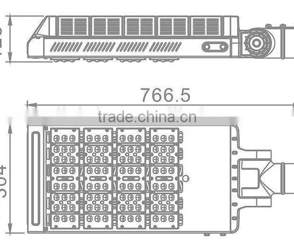 CE/ROHS/EMC/LVD Certificated we Need Distributors Led Street Light Fitting With Wide Voltage Range photo-3