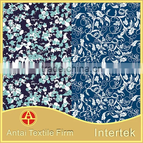 4 Way Stretch Knitted Printed Swimwear Fabric /Flower Design Printing Fabric photo-5