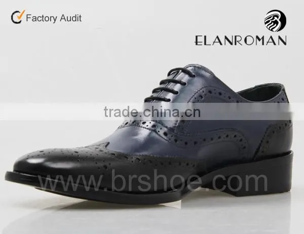 Newest Brogue Genuine Leather Men Shoes photo-3