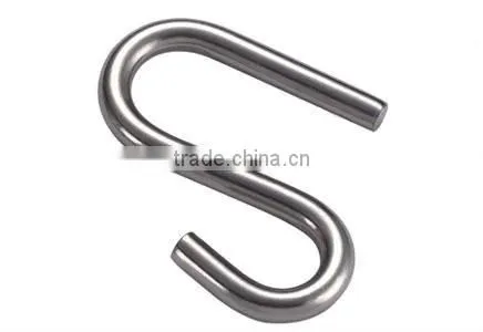 Hot Sale Stainless Steel AISI 304 /316 S Hook (40mm Long) u Shpaed ,S Shaped & Meat Hook. photo-3
