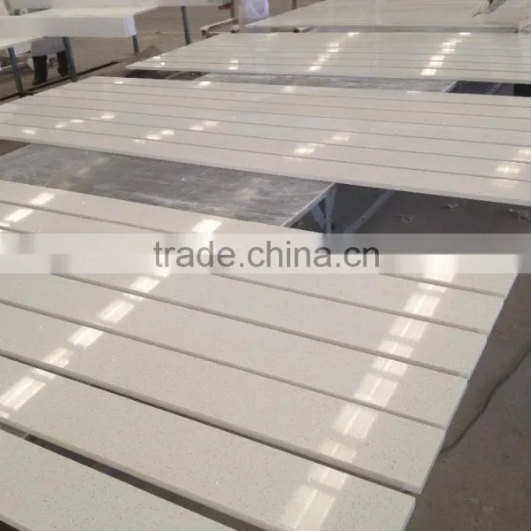 China White Black Beige Quartz Kitchen Countertiop Factory Price