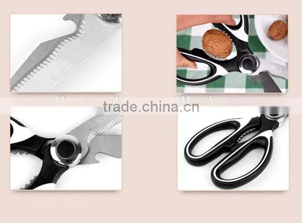 Multi-function Ubber Handle Low Price Kitchen Scissors photo-4