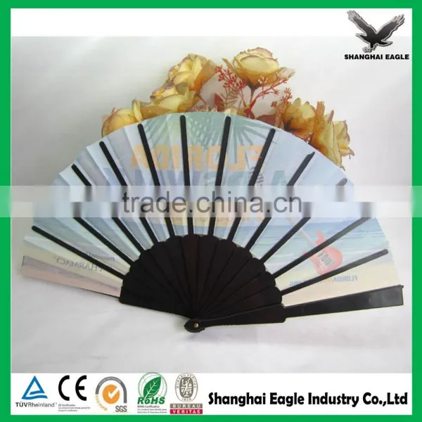 Wholesale Printed Custom Nylon Folding Fan photo-5
