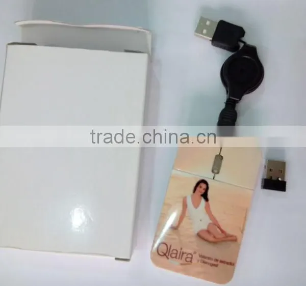Promotional Gift Laptop Rechargeable Super Slim Wireless Mouse With Led Logo photo-2