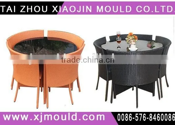 Plastic Garden Rattan Chair With Armrest Mould Maker in Taizhou photo-6