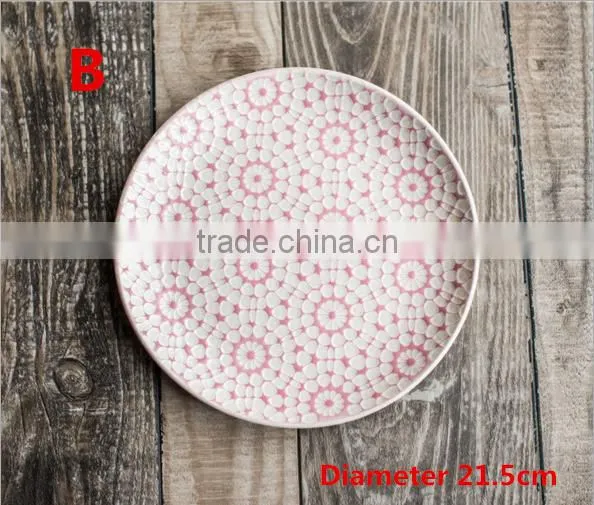 Personality Restaurant Dishes Fashion Ceramic Fruit Bowl Trhp01 photo-3
