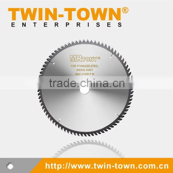 TCT Saw Blades for Stainless Steel
