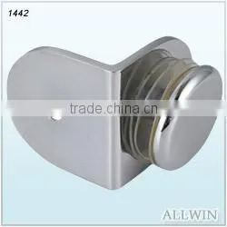 Solid Brass 135 Glass Shelf Connector Clips photo-2