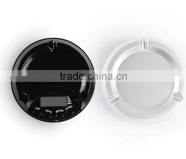 Round 0.01g Mini Digital Jewelry Scale Black Portable Scales
