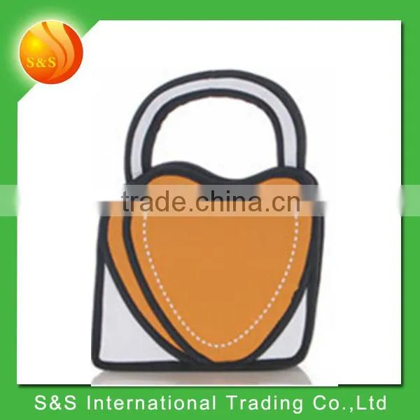 2015 New Arrival 3d Comic Polular Lady Hand Paper Carry Bag Coin Bag photo-3