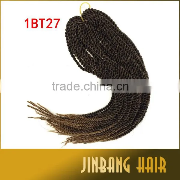 Afro Kinky Braids Synthetic Senegalese Twist Hair Braids Crochet Freetless Crochet Braids Twist Senegalese photo-2