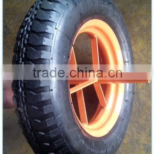 High Quality Wheelbarrow Pneumatic Air Tyre 14x3.50-8 Quality Choice photo-4