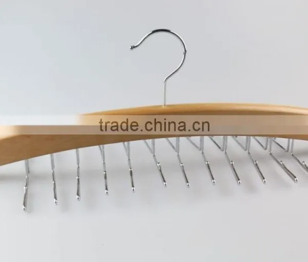 New Style Tie Wooden Hanger Rack photo-4