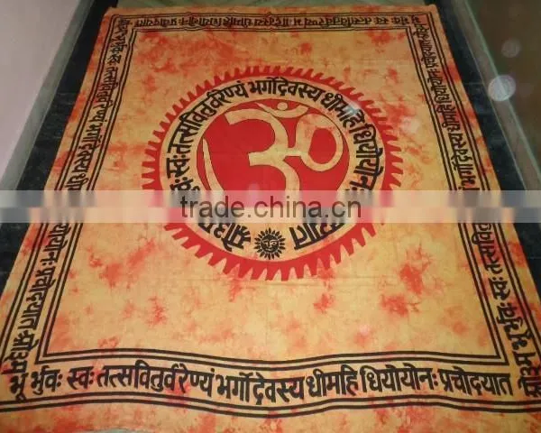 New Mantra om Printed Bedsheets Tapestry photo-2