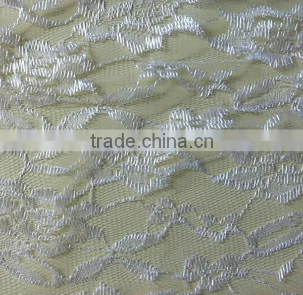 Large Peony Flower Polyester Lace Fabric Bulk Lace Fabric photo-3